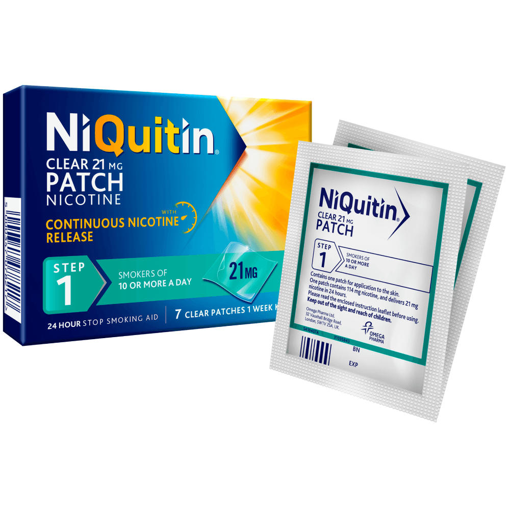 Niquitin Clear (Step 1) 21mg - 7 Patches - photo 1 of 1