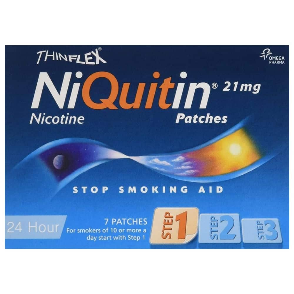 NiQuitin Patch 21mg (Step 1) - 7 Patches - photo 1 of 2