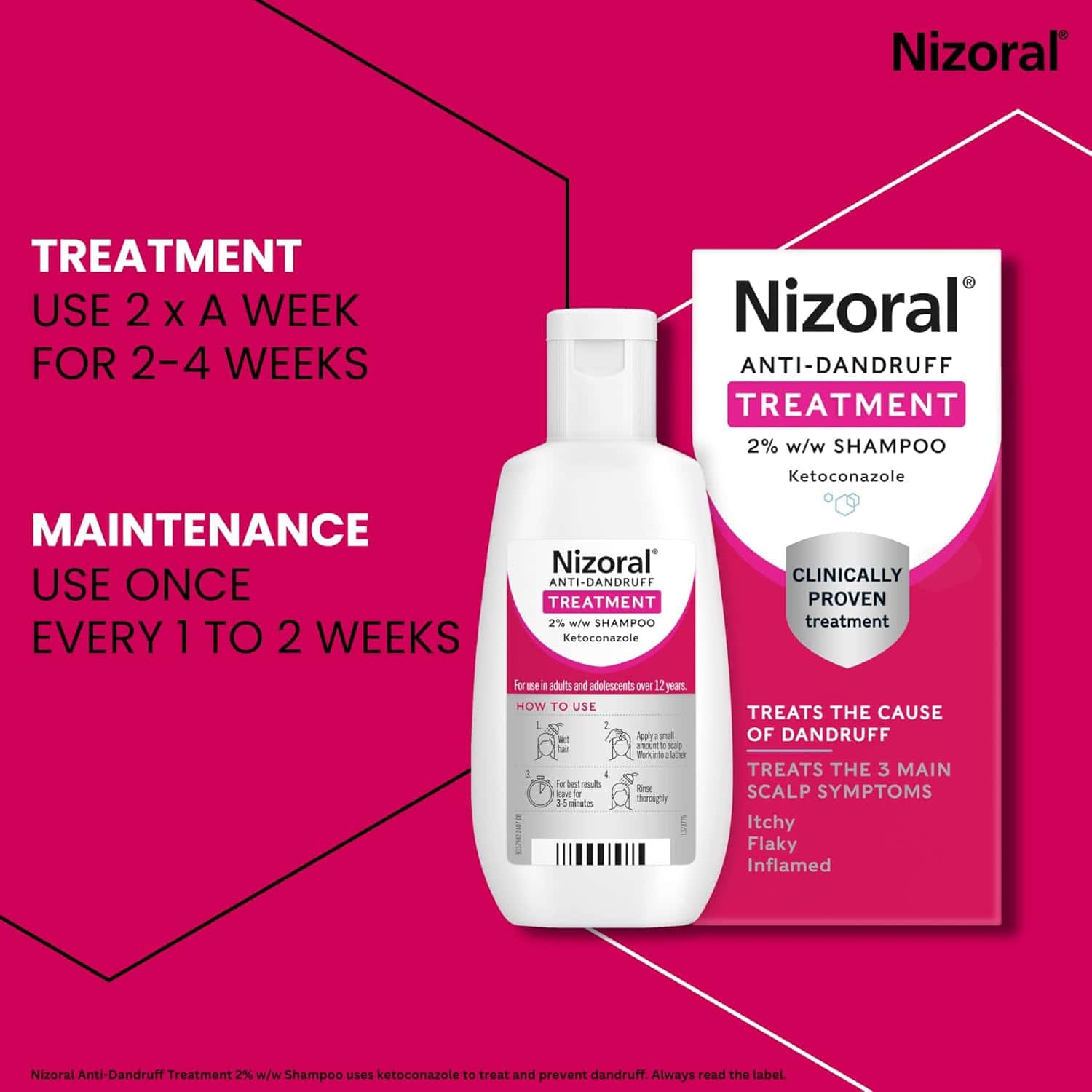 Nizoral Dandruff Shampoo - 100ml - photo 2 of 3