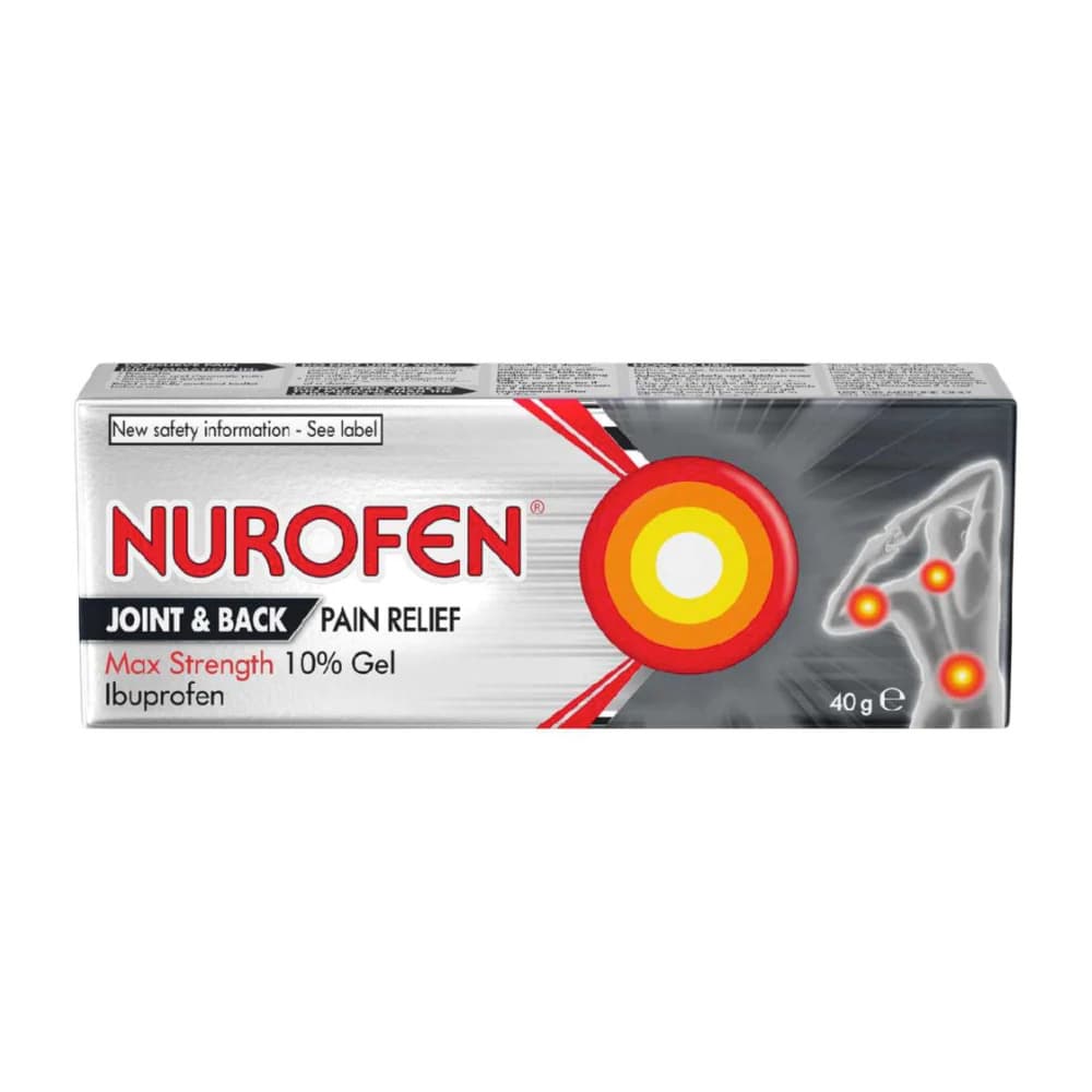 Nurofen Joint & Back Max Strength 10% Gel - 40g — image 1 of 1