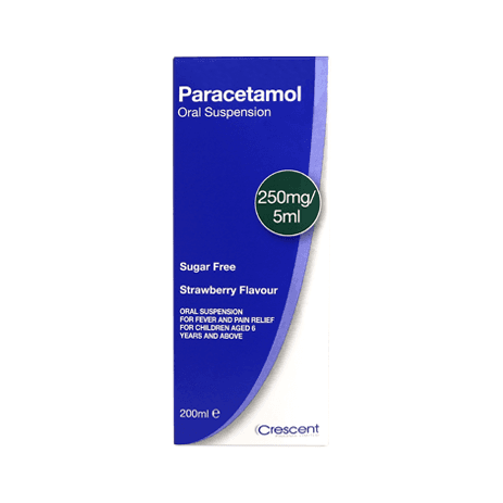 Paracetamol 250mg/5ml Oral Suspension - photo 1 of 1