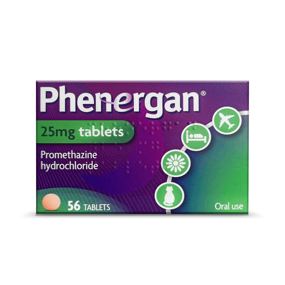Phenergan 25mg (Promethazine Hydrochloride) - 56 Tablets — image 1 of 1