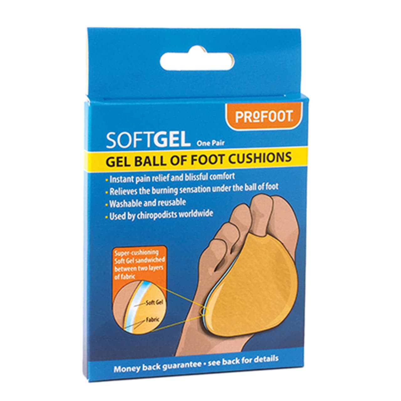 Profoot Softgel Ball Of Foot Cushions - One Pair — image 1 of 1