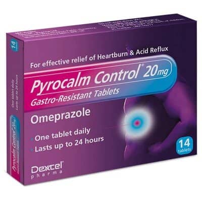 Pyrocalm Control Gastro-Resistant Tablets 20mg - 14 Tablets - photo 1 of 1