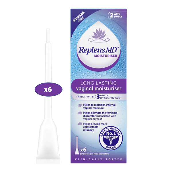 Replens Vaginal Moisturiser - 6 Single Use Applicators — image 1 of 1