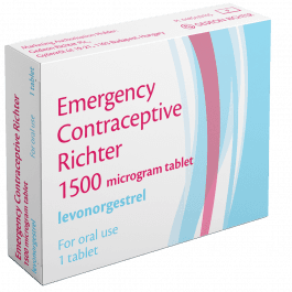 Emergency Contraceptive Richter 1500mcg - 1 Tablet — image 1 of 1