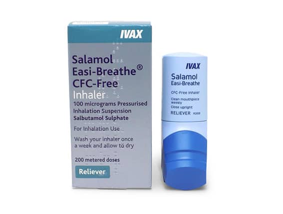 Salamol (Salbutamol) Easi-Breathe CFC Free Inhaler 100mcg - photo 1 of 1