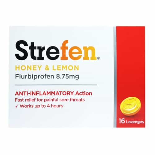 Strefen Throat Lozenges Honey & Lemon - 16 Lozenges