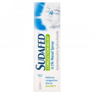 Sudafed Congestion Relief 0.1% Nasal Spray 10ml - photo 1 of 1