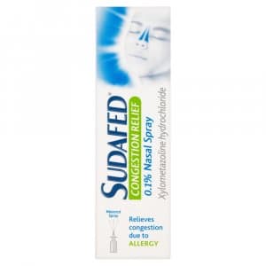 Sudafed Congestion Relief 0.1% Nasal Spray 10ml — image 1 of 1