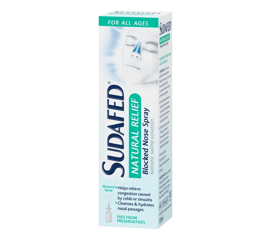 Sudafed Natural Relief Blocked Nose Spray - 15ml - photo 1 of 1