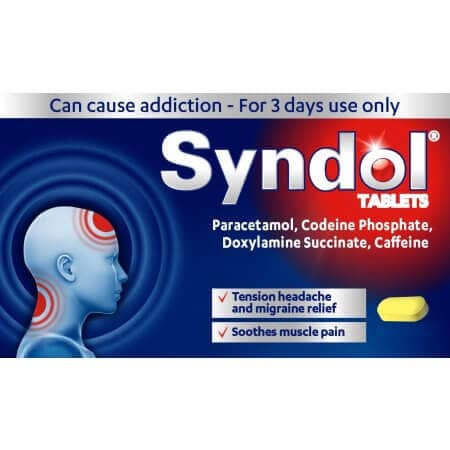 Syndol Tablets - 10 Tablets - photo 1 of 1