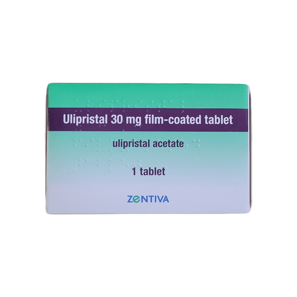 Ulipristal 30mg film-coated tablet - 1 Tablet — image 1 of 1