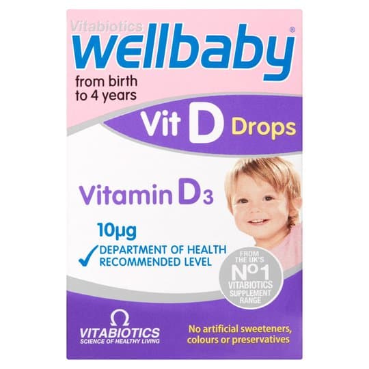 Vitabiotics Wellbaby Vitamin D Drops 30ml — image 1 of 1