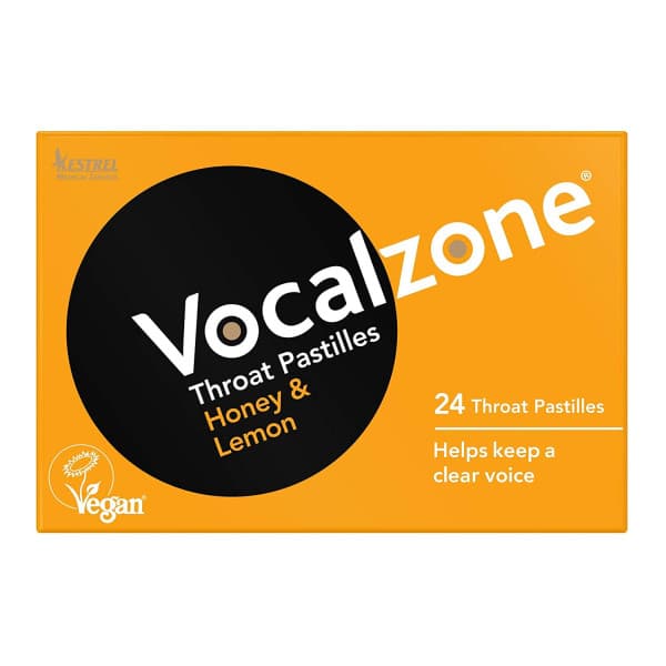 Vocalzone Throat Pastilles Honey & Lemon - 24 Pack — image 1 of 1