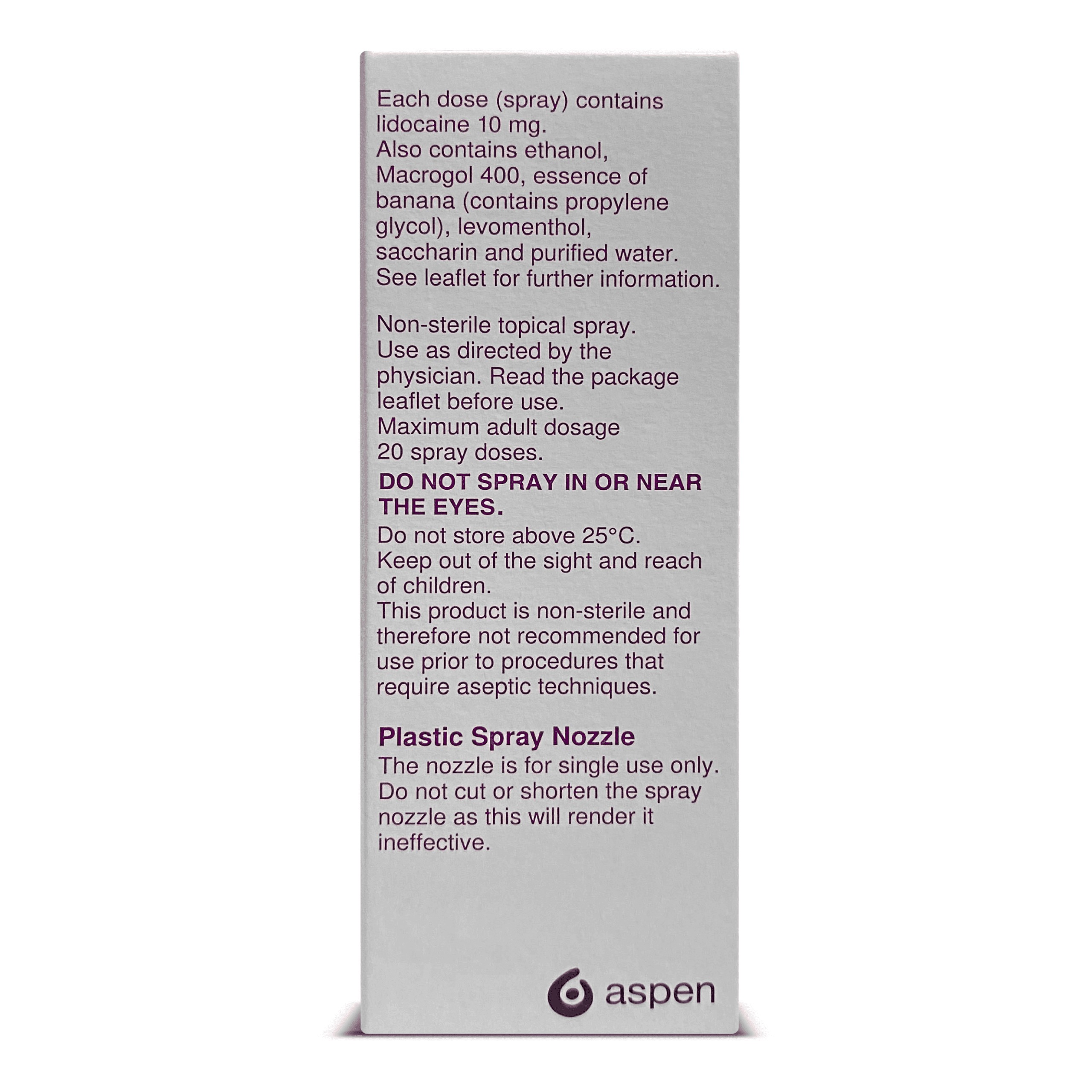 Xylocaine 10mg Spray - photo 3 of 3