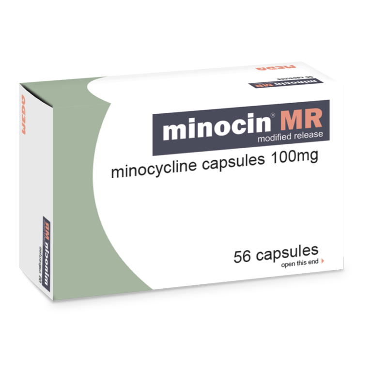 Minocin (Minocycline) MR 100mg Capsules Buy Online Acne Treatments