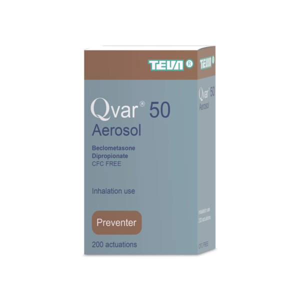 Qvar Inhaler Beclomethasone 100 50