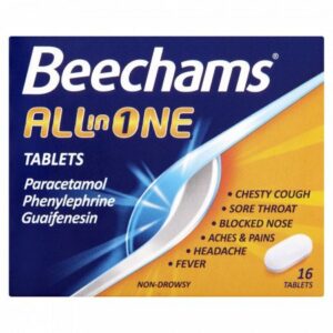 Buy Beechams All In One Tablets - 16 Pack Online UK Next Day Delivery Dosage Ingredients