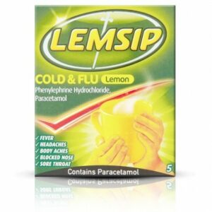 Buy Lemsip Cold & Flu Lemon Flavour Sachets Online UK Next Day Delivery