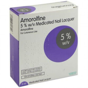 Amorolfine Nail Lacquer 5% Loceryl Medicated Containing