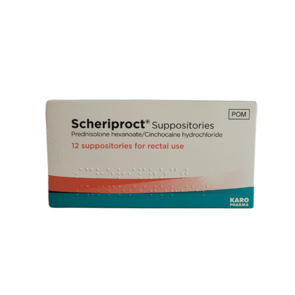 Scheriproct Suppositories - 12 Suppositories