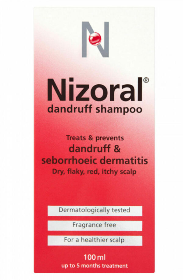 Buy Nizoral Dandruff Shampoo 100ml Online UK Next Day Delivery 60ml Review