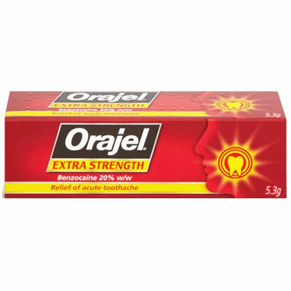 Buy Orajel Extra Strength Gel Online UK Next Day Delivery Dental 5.3 g