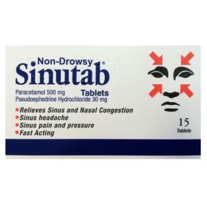 Buy Sinutab Tablets Online UK Next Day Delivery Allergy Decongestant 3 Way