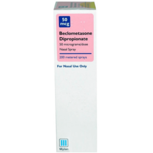 Buy Beclometasone 50mcg Nasal Spray (200 dose) Online UK Next Day Delivery