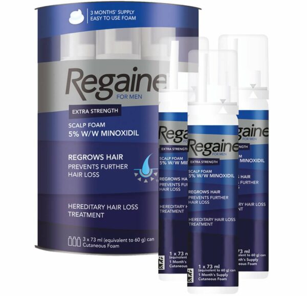 Buy Regaine For Men Extra Strength Scalp Foam Online UK Next Day Delivery