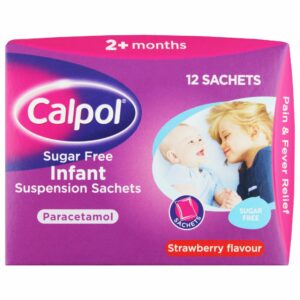 Calpol Infant Sugar Free Suspension Sachets - 12 Sachets