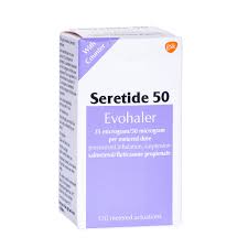 Buy Seretide UK Online Evohaler/Inhaler 50mcg, 125mcg, 250mcg