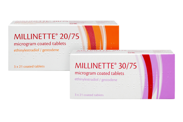 Buy Millinette Tablets Online Pill UK Next Day Delivery Contraceptive  30/75 Mcg 20/75 Mcg