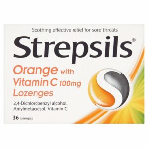 Buy Strepsils Orange With Vitamin C Lozenges Online Next Day Delivery Ingredients 100mg