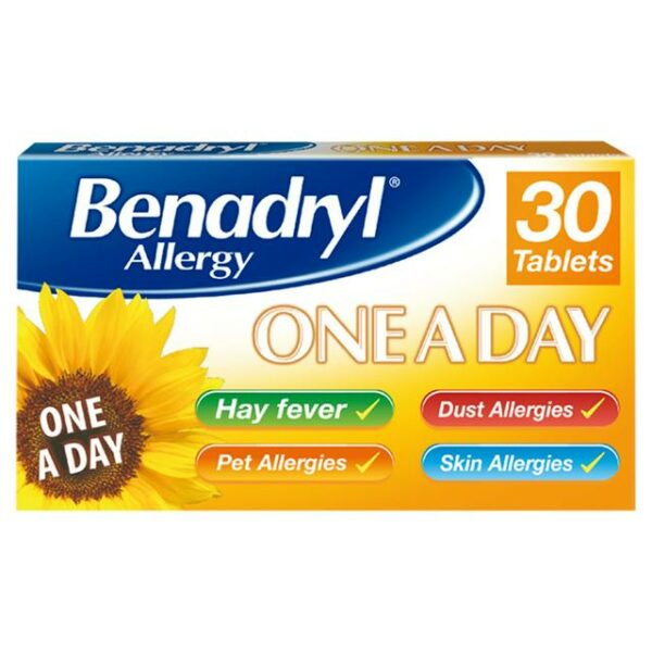 Benadryl Allergy One A Day (30 Tablets)