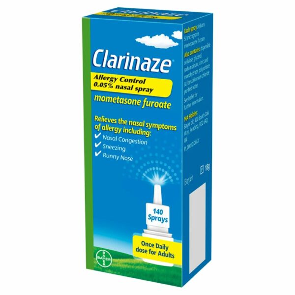 Clarinaze Allergy Control Nasal Spray 140 Sprays