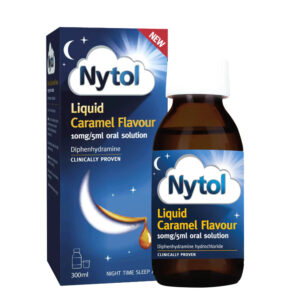 Nytol Liquid Caramel Flavour 10mg/5ml Oral Solution