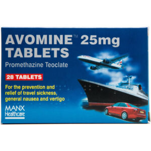 Avomine 25mg Tablets