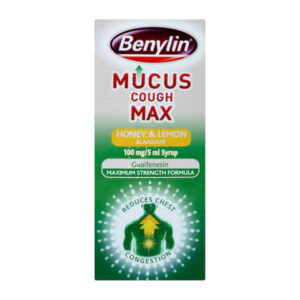 Benylin Mucus Cough Max Honey & Lemon Flavour Syrup 300ml