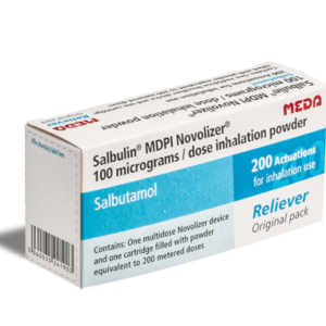 Salbulin Novolizer 100mcg Dry Powder Inhaler