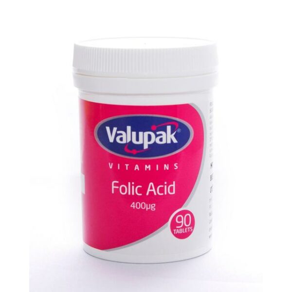 Valupak Vitamins Folic Acid 400mcg