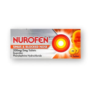 Nurofen Sinus & Blocked Nose 200mg/5mg Tablets (16)