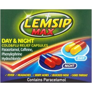 Lemsip Max Cold & Flu Relief Day & Night Capsules (16)