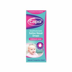 Calpol Soothe & Care Saline Nasal Drops - 10ml