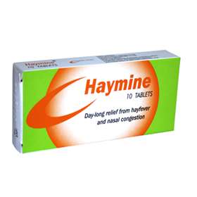 Buy Haymine Hayfever Relief Tablets Online UK Next Day Delivery