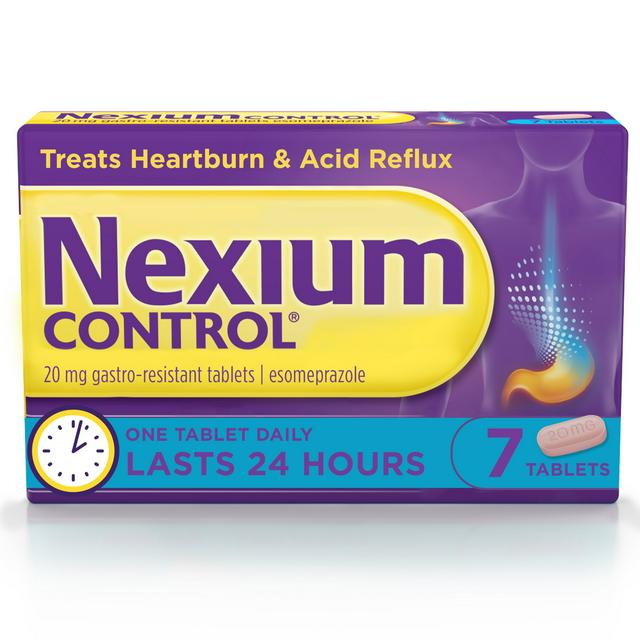 Nexium Control 20mg Gastro-Resistant Tablets - 7 Tablets