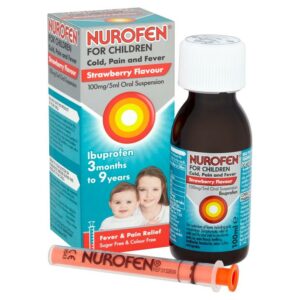 Nurofen For Children Cold, Pain & Fever Strawberry