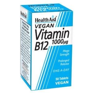 HealthAid Prolonged Release Vitamin B12 1000ug - 50 Tablets