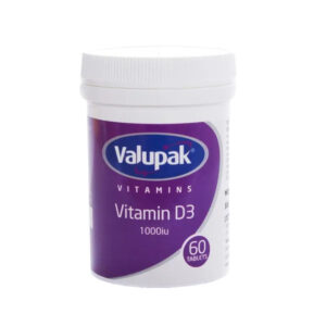 Valupak Vitamin D3 1000IU - 60 Tablets